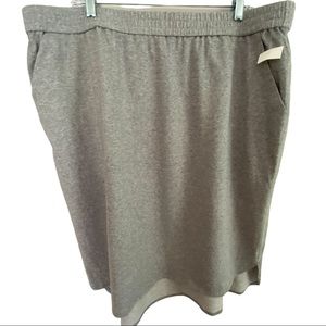 Eileen Fisher organic Cotton Speckled Knit Skirt (XL/TG)